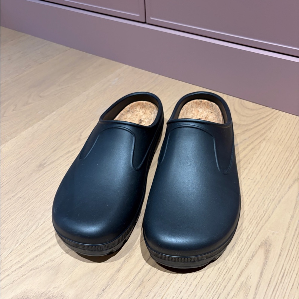 Aime Leon Dore Black Slip-On Clog Loafers